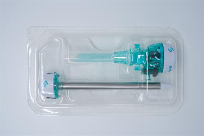 ابزار جراحی شکم یکبار مصرف یکبار مصرف 10 میلی متری Hasson Trocar Blunt Tip 4