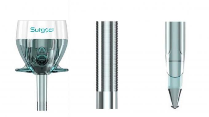 تروکار یکبار مصرف پلاستیکی بدون دریچه طراحی 5 میلی متر برای استفاده در جراحی آندوسکوپی 0