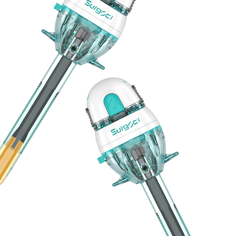 Surgsci CE نشان داده شده 12mm تیغه دار Trocar یکبار مصرفی Laparoscopic Trocar برای اتاق جراحی