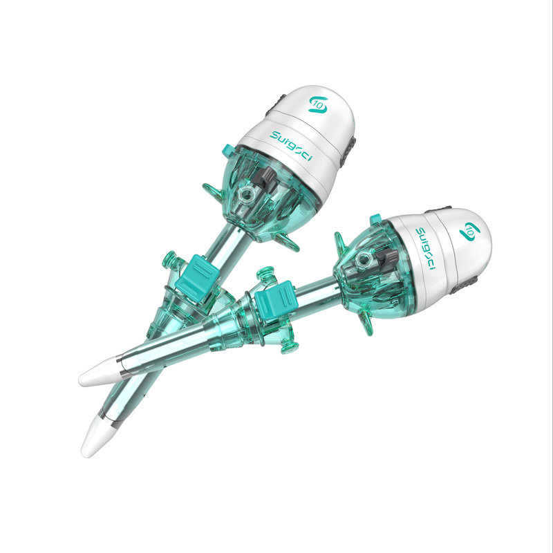 شکل زیتون یکبار مصرف Hasson Trocar و Cannula با نوک تند EO استریلیزه شده CE ISO13485