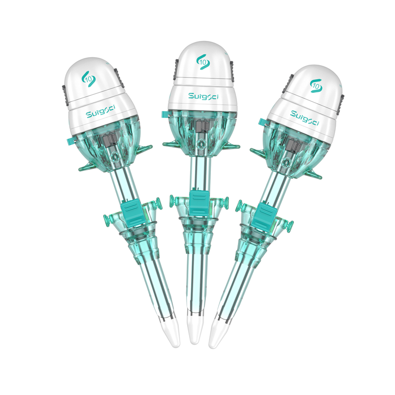 شکل زیتون یکبار مصرف Hasson Trocar و Cannula با نوک تند EO استریلیزه شده CE ISO13485