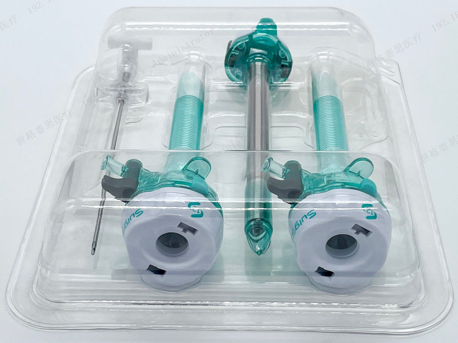 Surgsci Trocar Kit 12mm جراحی شکم ابزار استریل Kit Trocar قابل مشاهده